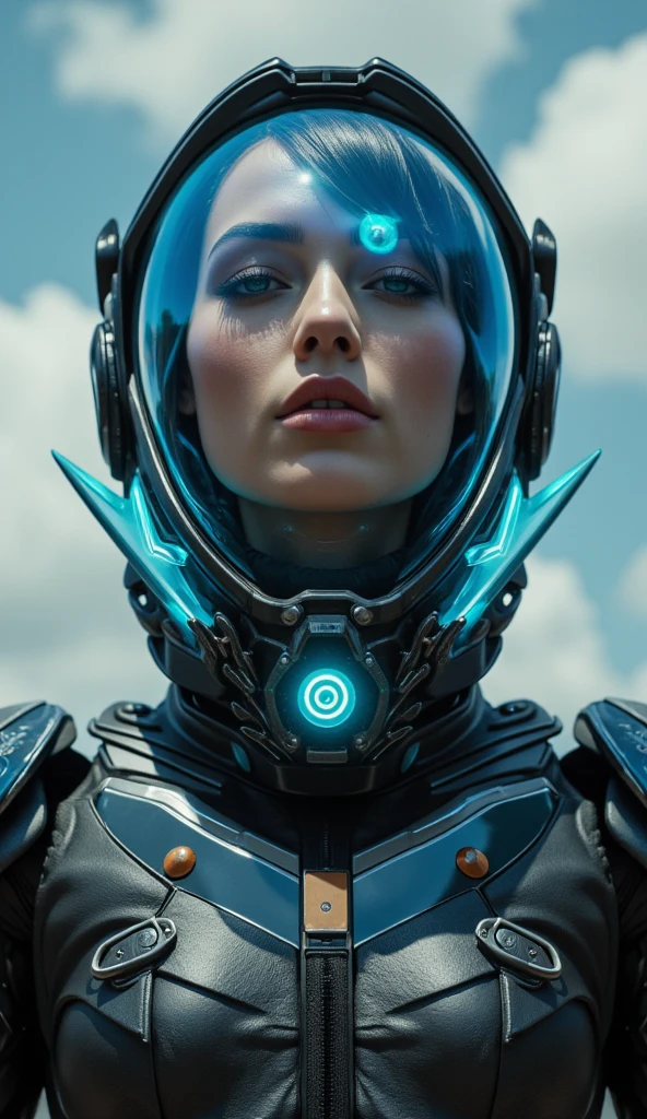1girl, down Jacket, puff, fashionable style, A science fiction space setting, NASA logo, microsomia, Fine facial details, Futuristic design, A cinematic shot, octane render, Exquisite facial features, 150 mm, close-up, beautiful studio soft light, rim light, vibrant details, hyperrealistic, elegant, beautiful background, 8k, best quality