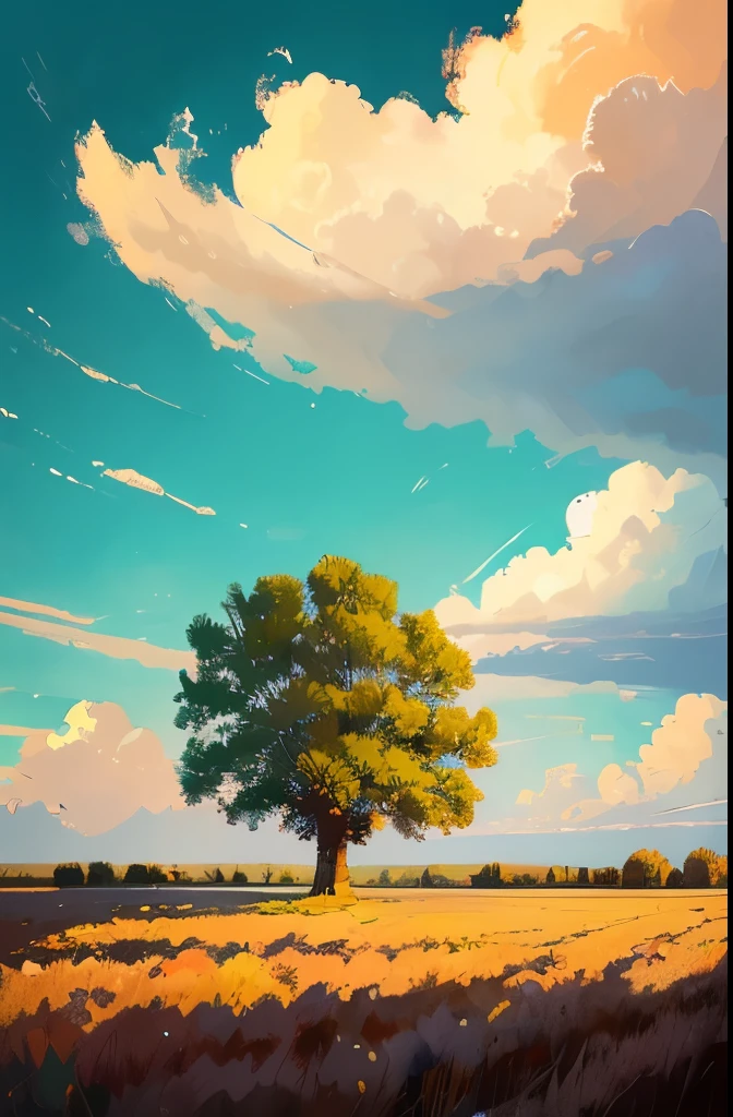 painting of a lone tree in a field with a cloudy sky, pixel art by Michael Sutfin, deviantart, pixel art, beautiful detailed pixel art, detailed pixel artwork, #pixelart, # pixelart, 32-bit pixel art, detailed pixel art, /r/pixelart, pixelart, high quality pixel art, pixel artwork, #pixelart:3, pixel art animation