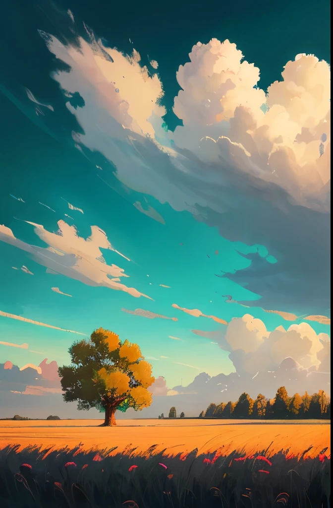 painting of a lone tree in a field with a cloudy sky, pixel art by Michael Sutfin, deviantart, pixel art, beautiful detailed pixel art, detailed pixel artwork, #pixelart, # pixelart, 32-bit pixel art, detailed pixel art, /r/pixelart, pixelart, high quality pixel art, pixel artwork, #pixelart:3, pixel art animation