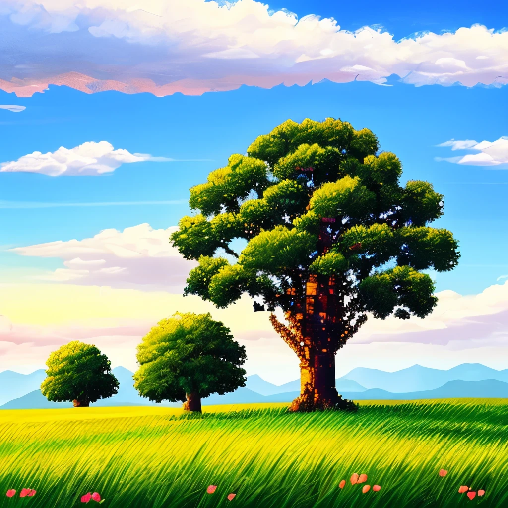 painting of a lone tree in a field with a cloudy sky, pixel art by Michael Sutfin, deviantart, pixel art, beautiful detailed pixel art, detailed pixel artwork, #pixelart, # pixelart, 32-bit pixel art, detailed pixel art, /r/pixelart, pixelart, high quality pixel art, pixel artwork, #pixelart:3, pixel art animation