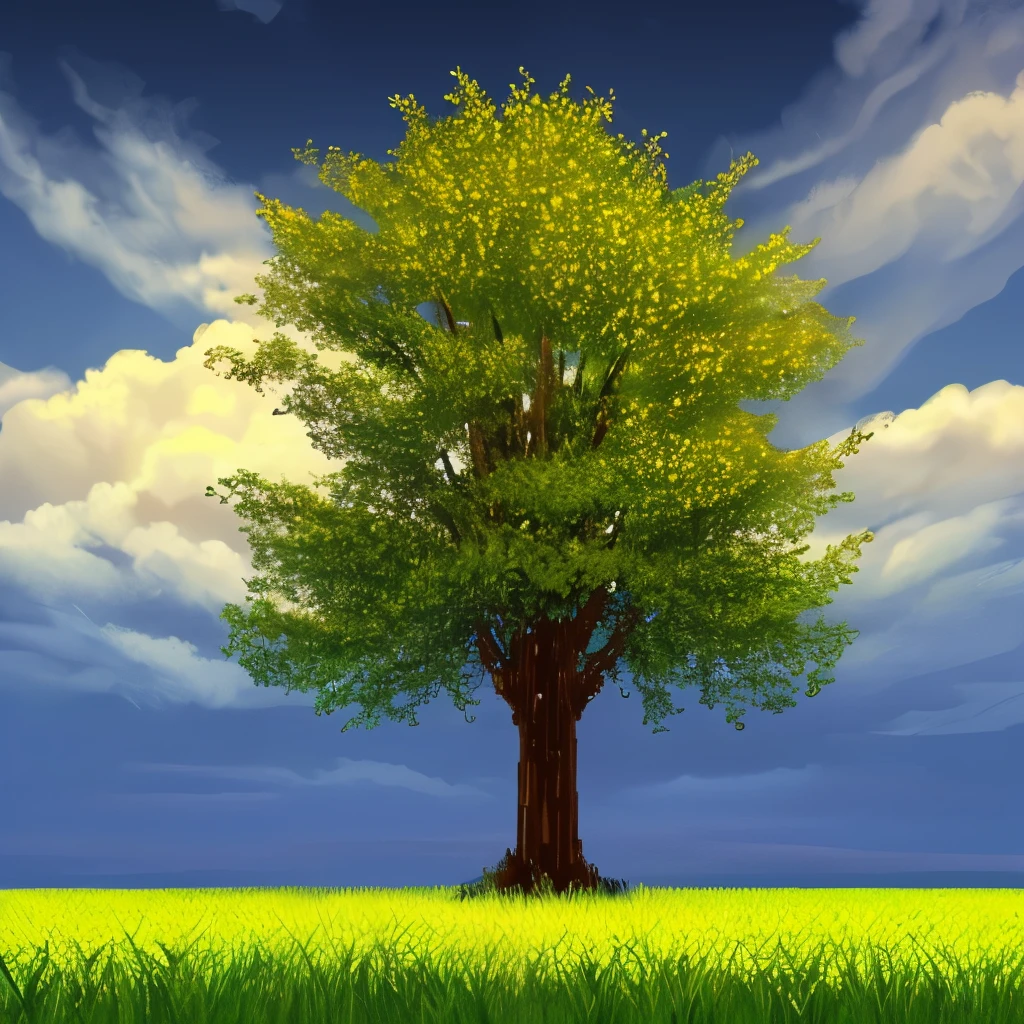 painting of a lone tree in a field with a cloudy sky, pixel art by Michael Sutfin, deviantart, pixel art, beautiful detailed pixel art, detailed pixel artwork, #pixelart, # pixelart, 32-bit pixel art, detailed pixel art, /r/pixelart, pixelart, high quality pixel art, pixel artwork, #pixelart:3, pixel art animation