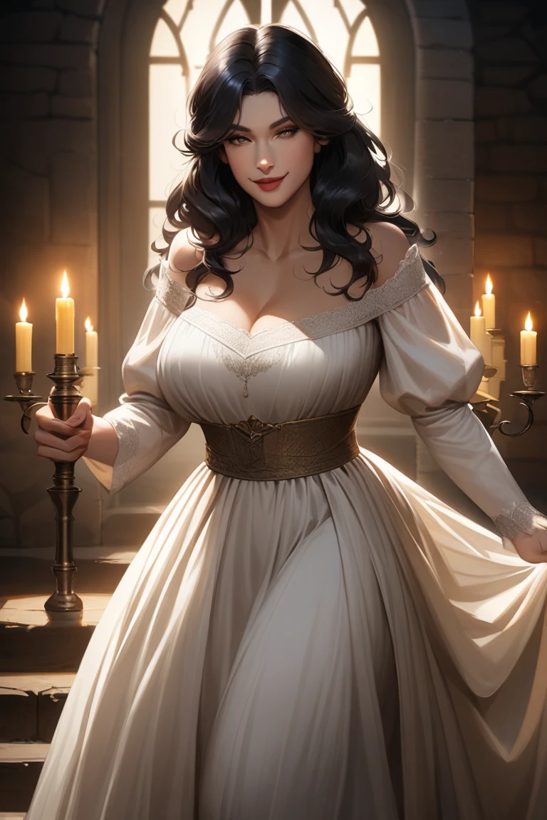 Irish woman, milf, mature, curly hair,black hair, high cheekbones, glossy lipstick, pouting, pouting lips, white pale skin, tall, curvaceous, small waist, big hips, hip dips, large breasts, big breasts, sagging breasts, looking at viewer, Best quality, 8k, Masterpiece, realistic, photorealistic, (gigantic breasts:1.2),wearing beautiful embroidery and jeweled ruffled gorgeous princess ballgown with voluminous full length hoop skirt,
princess in a beautiful embroidery and jeweled rococo princess ballgown with voluminous full length hoop skirt,super detailed gorgeous princess ballgown with voluminous full length hoop skirt,jeweled Gorgeous rococo princess ballgown with long train,jeweled Gorgeous rococo princess ballgown with long train,gorgeous rococo princess ballgown with beautiful embroidery and jeweled, detailed eyes, brown eyes, 