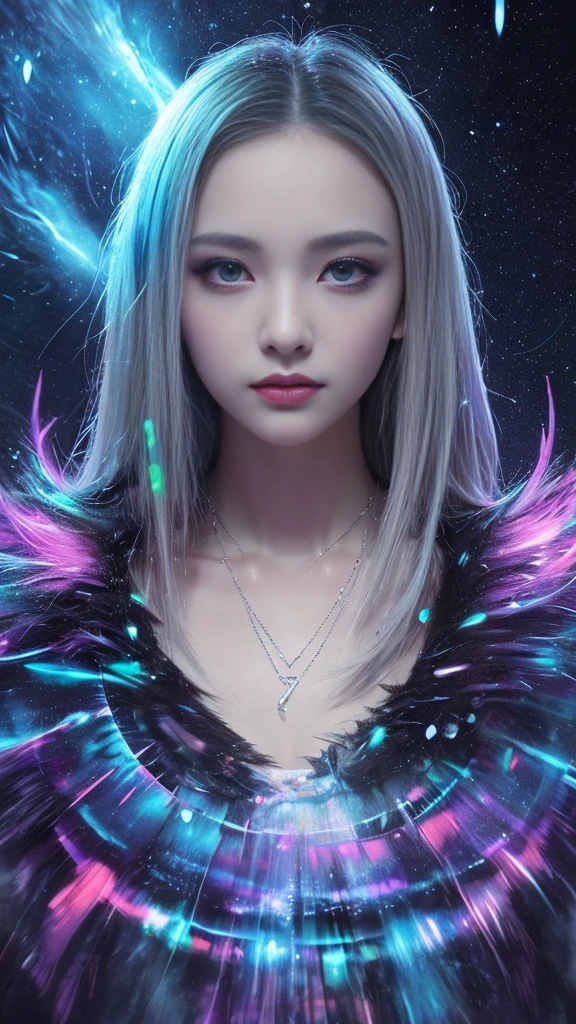Anime girl with white hair and pink dress surrounded by flowers, astral fairy, big white glowing wings, beautiful celestial mage, white haired god, ethereal wings, Kushatt Krenz Key Art Women, anime fantasy artwork, space flower fairy, anime fantasy illustration, by Yang J, beautiful young wind spirit, 8k hd wallpaperjpeg artifact, irelia