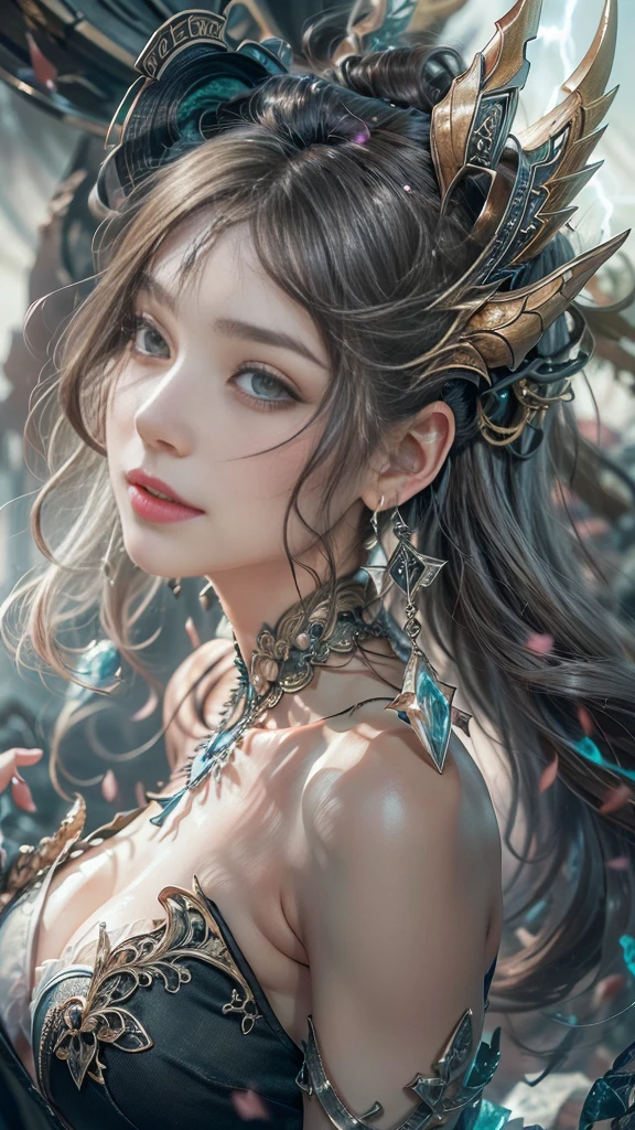 Are you okay、(Best illustrations)、8K UHD resolution、Intricate details、最high quality、Realistic、Ultra-detailed、Best lighting、Best Shadow、Soft lighting、ultrahd、1 beautiful demon woman from hell, Surreal Female Portraits by David Hockney and Alphonse Mucha, Fantasy art, Chinese Doll、Dungeons＆Dragon、Devil&#39;s Palace、Devil&#39;s Torture Chamber、magic、 Necromancer、night、Dark Style、Succubus、Devil&#39;s Daughter、Bat Wings，(((Devil horns)))、 ((((Huge glasses, Nerd Glasses, Thick glasses, Round Glasses)))),、(((Huge boobs)))、(Devil&#39;s Tail)、(Red eyes glow:1.6)、 複雑なTattoo, demonic 複雑なTattoo, 太もものTattoo, ボディTattoo, masterpiece、Beautiful Face、Baby Face、Muscular and attractive body、The devil&#39;s seductive body、Fascinating Black Magic Costume、A shiny red snake coils around her hand、ティンダルeffect、Photo Real、(High Definition Skins:1.2)、 (Intricate details, compensate, Pure Eros Face_v1:0.5), (Beautiful and delicate face down to the last detail, Beautiful and delicate eyes, Perfectly balanced face, Skin with attention to detail, Detailed skin, The optimal ratio is four fingers to one thumb, Arms under chest, お腹の下に赤く光るTattoo、Wow wow, Wide Hips, Smooth abdomen, Skinny and skinny, __fashion__, __hair__:1.25)、Digital SLR、high quality、picture、High resolution、 Absurd、Ponytail Distortion、1 girl、赤い輝くgemのネックレス、gem、Beautiful expression、Body Up、big breasts attention、Tight waist、Wide ass、Devil&#39;s Tail、複雑なTattoo, demonic 複雑なTattoo, 太もものTattoo, ボディTattoo, effect、Photorealistic、(High Definition Skins:1.2)、In the Dark, Low Key, Cowboy Lens, (Black Phoenix Dress: 1.0), Fascinating Black Magic Costume、Long hair, Black hair, bust, Devil&#39;s Palace, Devil&#39;s Crown, The red eye makeup is very sharp and detailed, 最もBeautiful Face, Super tight chest, Breast Augmentation Surgery, Her breasts are very big and round, black magic costume、Ultra-realistic , cute笑顔,Baby Face、 The eyes are nicely made up, ((Red Eye:1.0)), Gwaiz, demons style,Muscular and attractive body、 Wearing black mesh socks, Ponytail with a bow tied at the back of the hair, Beautiful plump red lips, Dressed in a light red and black robe, Hands pulling the straps to expose sexy breasts, A shiny red snake coils around her hand、The view is cloudy with thunder., Beautiful female devil portrait, Close-up of the main character, (Detailed spooky background:0.8), Hmph, Hmph, 8K quality, Detailed Pixels, Meet beautiful girls, Look at the girl&#39;s body,Emphasize large breasts、赤く光るTattoo、Tattoo, 複雑なTattoo, demonic 複雑なTattoo, 太もものTattoo, ボディTattoo,Devil&#39;s Tail、Body Up、A red snake coiled around her hand、Beautiful female devil portrait, Portrait of a Superhuman Woman by David Hockney and Alphonse Mucha, Fantasy art, Chinese Doll、Close-up of the main character, (Detailed spooky background:0.8),cute、Realistic、