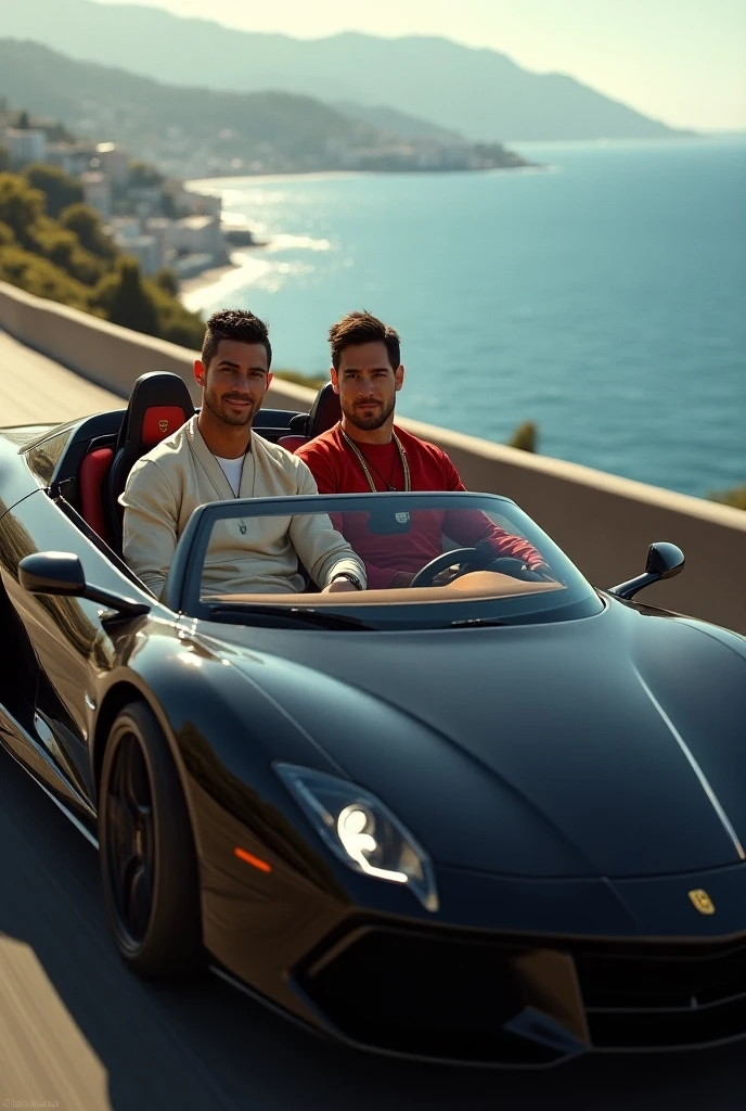 in front of a big mansion that are a lot of fancy black cars two gay men the one wearing only shirt and black underwear in the other wearing suit.the man wearing his suit is sitting on the one of the cars and man wearing underwear is sitting on man wearing suits boy that are horny and kissing and the man wearing suit is a squeezing the but of man wearing shirt the are kissing each other lip and the man with black underwear take his underwear off