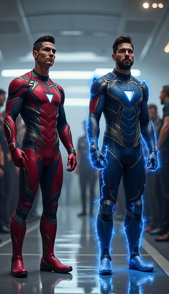 Brazilian male ultra twins superhero