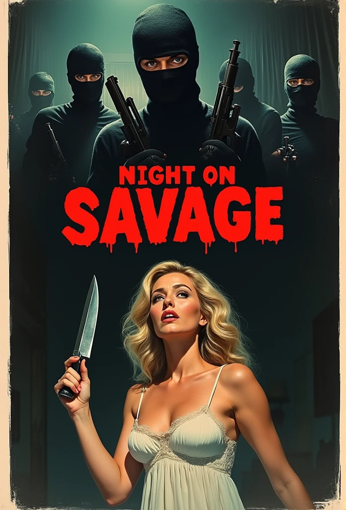 2 werewolves with big dicks rape a beautiful naked teen girl.in Old home on the operation table 