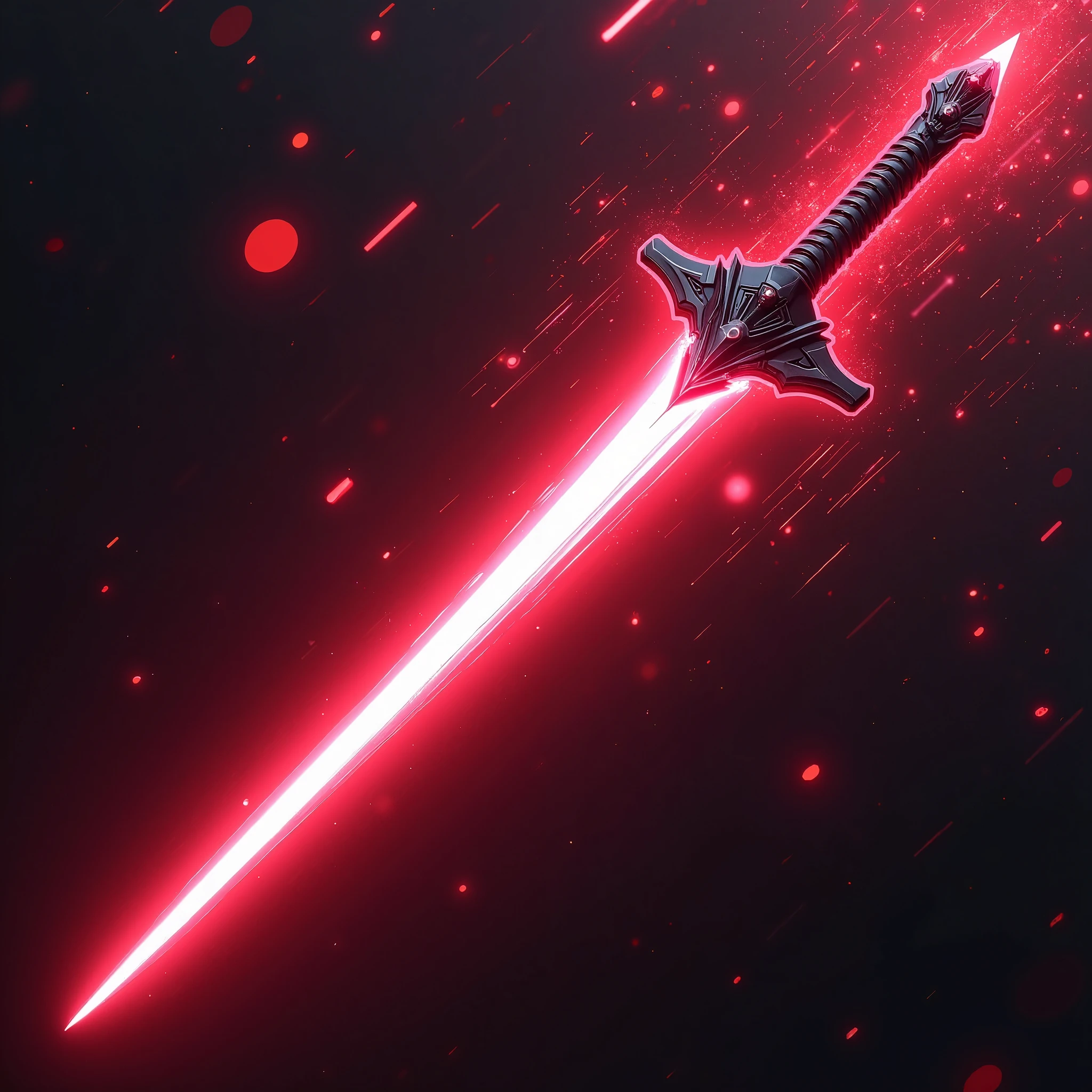 (masterpiece:1.2, best illustration,Super detailed),(Cyberpunk sword design drawing based on red:2.0),(Beam sabre:2.0),(Lightsabre:2.0),(The background is an abstract cyber space :2.0)