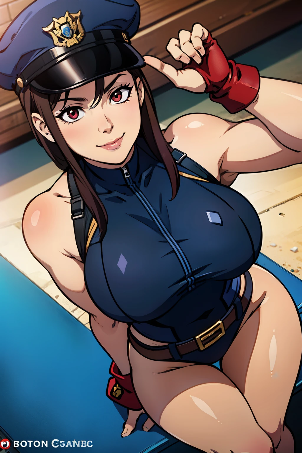 obra maestra, mejor calidad, finamente detallado, high resolusion, extremadamente delicado y hermoso, 1 girl, chun li, street fighter, grandes muslos, cabello hermoso, (pechos enormes), cintura estrecha, bostezo, sonriendo, sudoracion, excitada, sonrojada, a cuatro patas, (ropa interior: 1.2), (room), (saludando: 1.2)