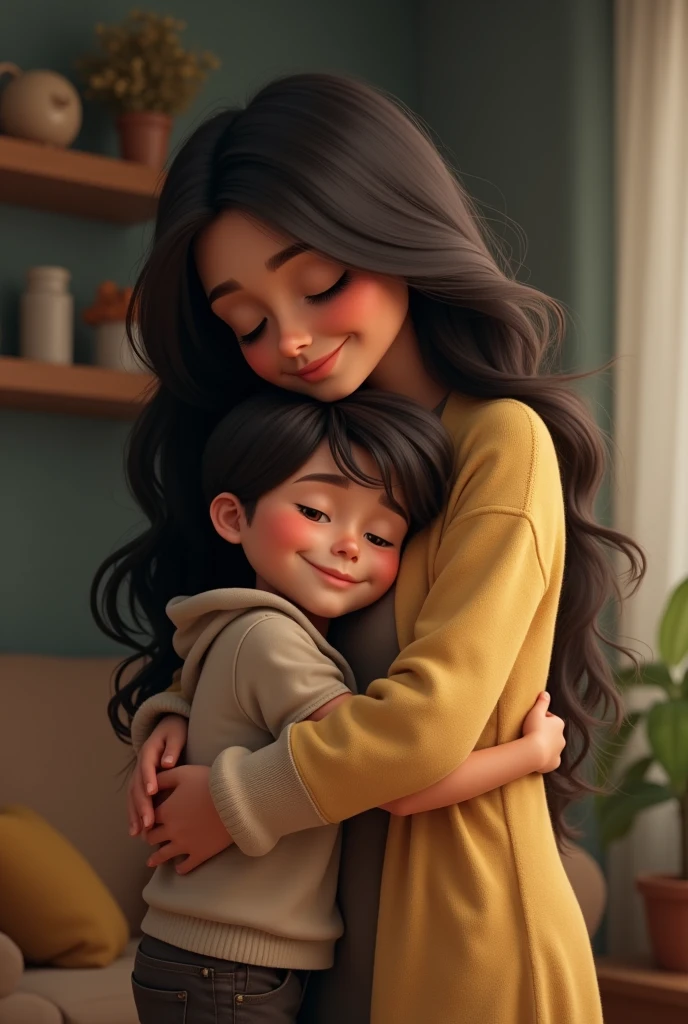 in cinematic 3d kartoon images this "
These prompts should help generate images that capture the essence of the tender mother-son relationship described in the story. more images