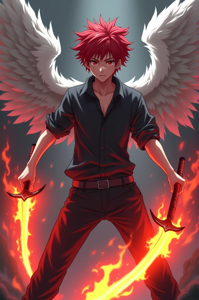 Red haired angel guy 8 packs