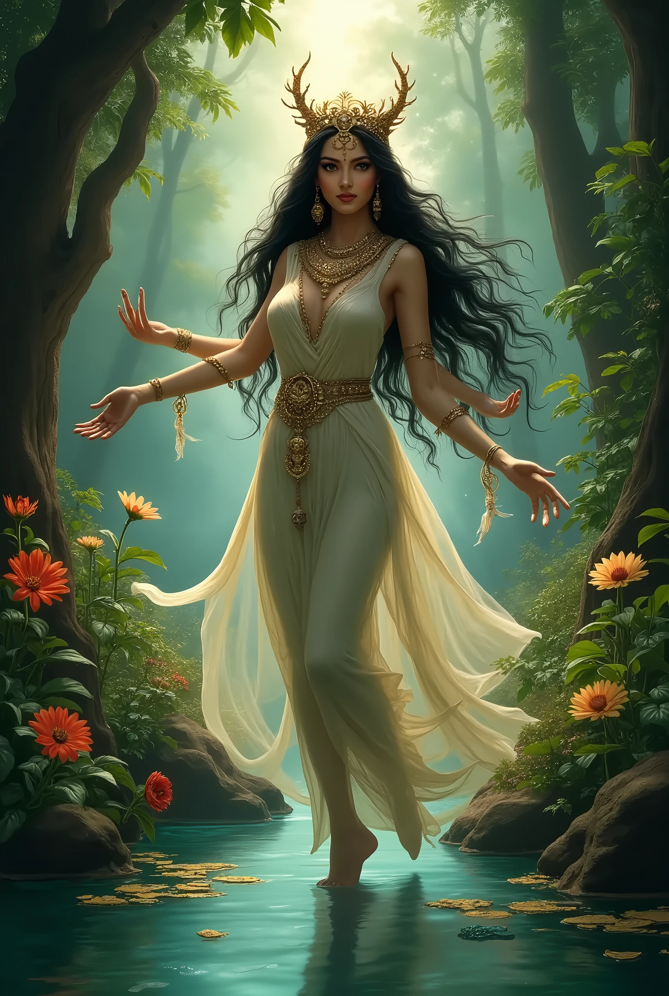 Create the 36 cards of the nature-themed gypsy deck