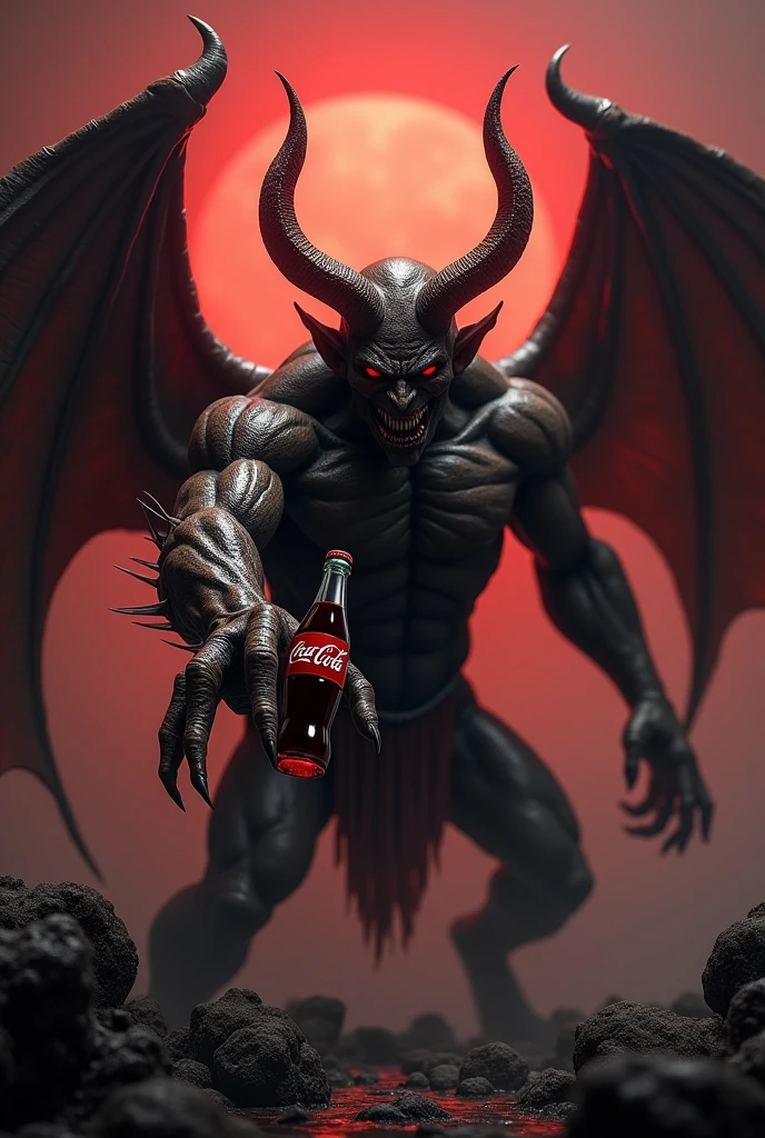 Infernity Archiefiend holdin a bud light can