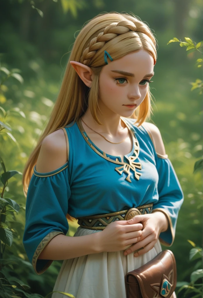 . Zelda, breath of the wild, younger self, 