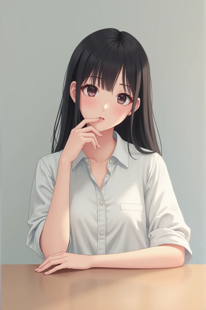 4K, Masterpiece, Best Quality, Anime, Illustration, Black Hair Straight Hair, 1girl, Watch Viewer, Big, High School Student, Bikini, Three-Dimensional