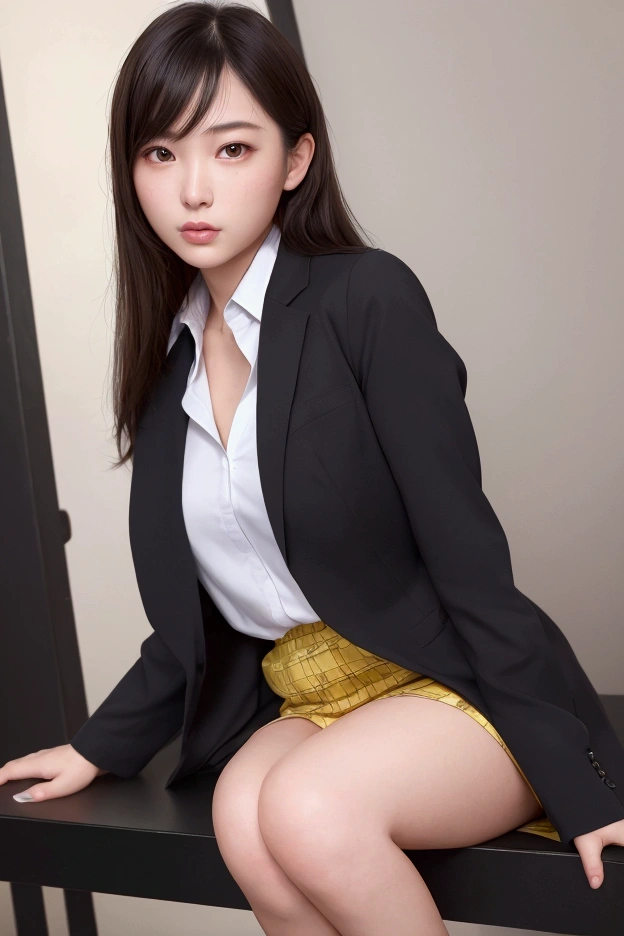 8k, raw portrait photography (japanese girl),masterpiece、photoreal:1.2、realistic, ultra high resolution, best quality, real photo ,( When evening comes :1.1),
((((1 woman:1.5)))), (((Two girls showing off their panties In my room)))、(Cute face:1.3)、japanese girl,((office lady))、((本物のoffice lady))、((suit:1.6))、 long hair,,slim body,、In my room、
Big, beautiful, detailed eyes, black hair,(depth of written boundaries:1.3)、 ((deep-set brown eyes:1.2))、(real skin texture:1.3)、(Immersive atmosphere:0.8、Chiaroscuro:1.2) 、(look at the viewers:1.4)、((embarrassing))、((Red cheeks:1.3))、((from belowの天井:1.2))、(laugh:1.2)、((Wearing very small silk panties))、((panty shot))、((woman lifting her skirt))、((from below:1.15))、((panties close:1.4))、((panty shot))、The most beautiful woman in the world、The most beautiful woman in the world、((spread your legs to the side:1.4))