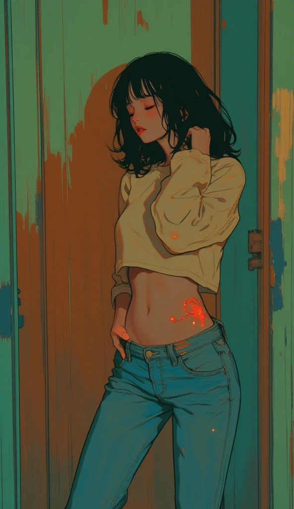 sex sexual act sexual act sexual intercourse insertion fuck teenage girl brown skin short hair boyish silver hair small breasts slender