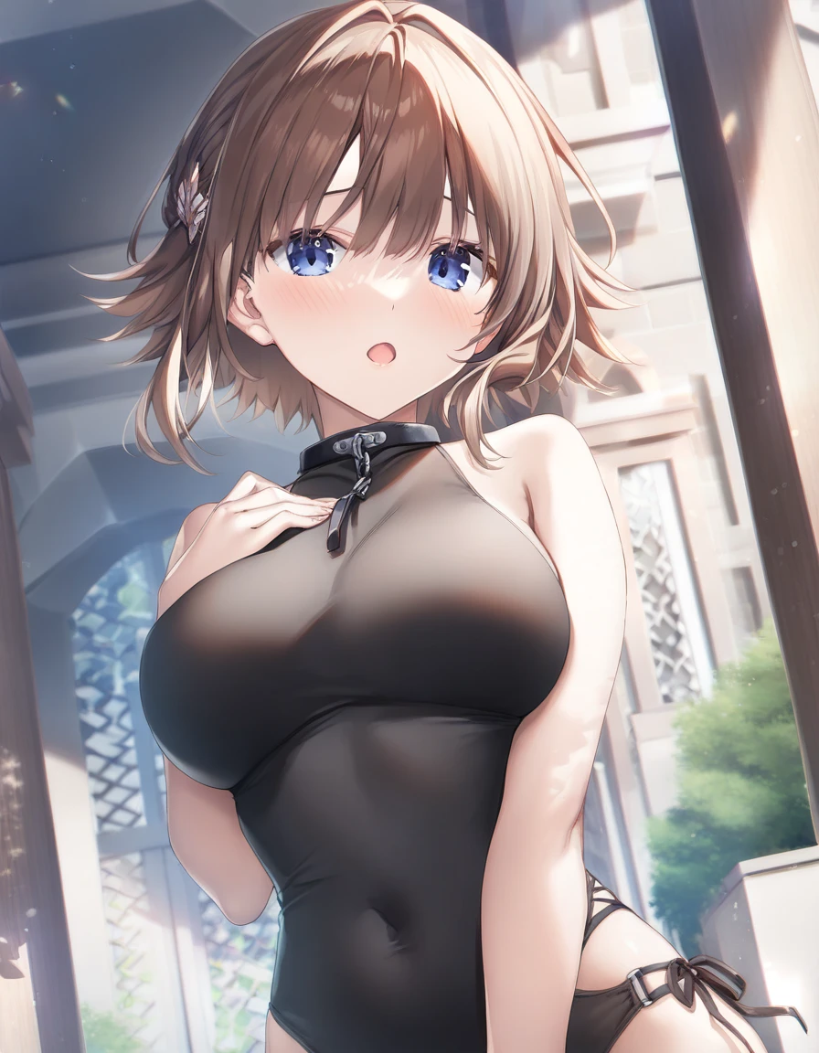 1girl, little female, short hair, beautiful breasts, open mouth, slave, outdoors,wind, game CG break,((artist:kimishima_ao)),(artist:mitsumi_misato),(artist:fujiyama),,(masterpiece), (best quality), (ultra-detailed), very aesthetic, beauty illustration,super detailed skin, shiny skin, (masterpiece), (best quality), (ultra-detailed), very aesthetic, ,hi res,absurd_res,2023,2024,shaded,digital media (artwork), realistic lighting, 4k, 8k,