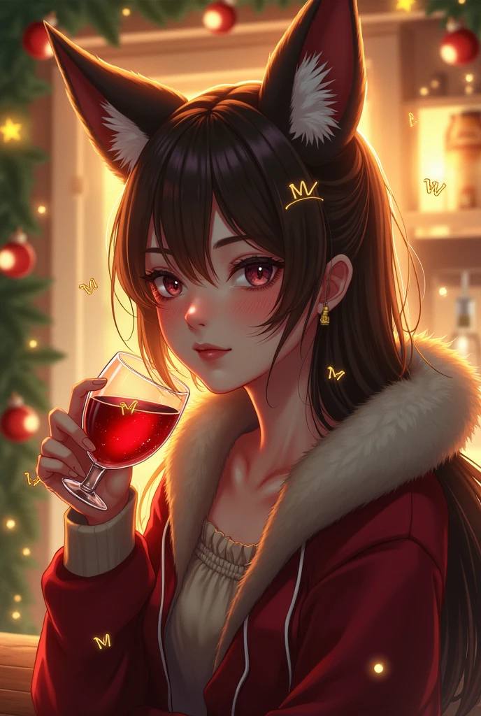 (Best Quality, hight resolution, Ultra-detailed:1.2), Joyful, Cheerful Creature, (properly proportioned, max detail), Festive atmosphere, (Detailed, expressive eyes), (Beautiful, detailed lips), (Joyful, Happy expression), (Lovely, bright colours), (Festive background), Red panda with a bottle of wine and a bouquet of flowers
