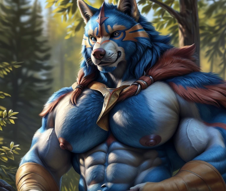 (((Zacian))), (blue body), (detailed beautiful eyes), (((muscular masculine face))), (((detailed erected bulge))), ((topless)), ((shorts sweatpants)), ((detailed shiny fur)), ((shiny body)), (((looking at viewer))), ((((((grabbing bulge)))))), ((garden background)), (((erected detailed nipples))), ((((elderly)))), (((full body portrait))), (((((serious cool face))))), ((strong muscular arms)), ((((showing pecs)))), ((((((huge muscular pecs:1.35)))))), (((((detailed muscular abs)))))), (((muscular broad shoulders))), ((muscular thighs)), by bruteandbrawn, by personalami, by kenket, (score_9, score_8_up, score_7_up, intricate, high detailed, high resolution, high quality, film photography, soft focus, RAW candid cinema, photorealism, realistic, photorealistic, analog style, subsurface scattering, masterpiece, best quality, ultra realistic, 8k)