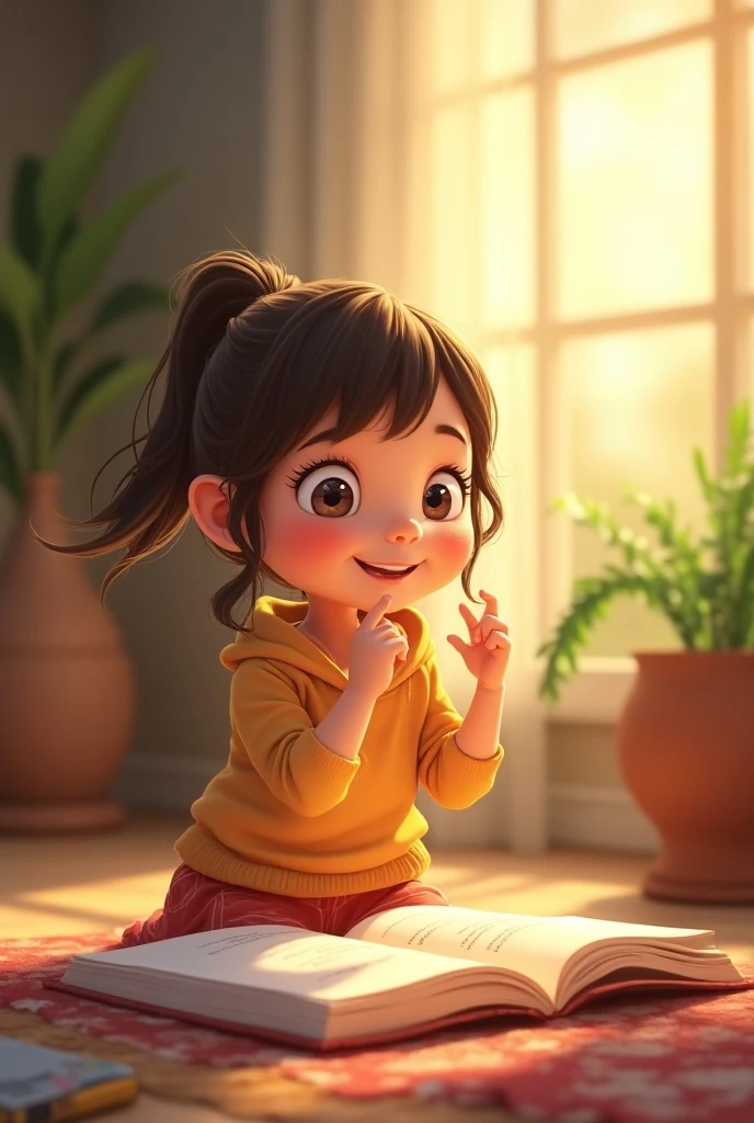 Little talking girl