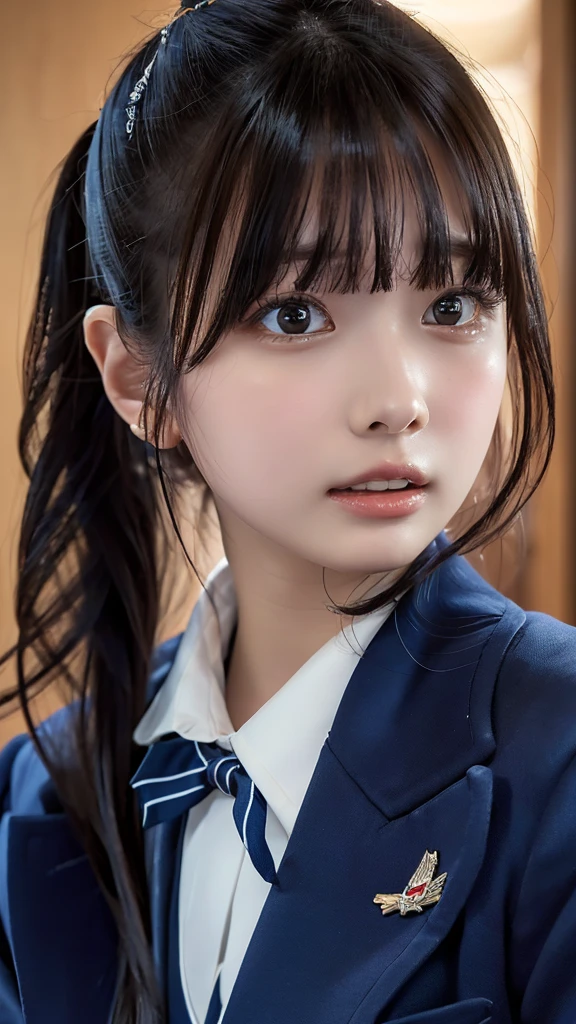 two kids, During class, school, one boy one girl, Desk, note, writing, sitting, high detailed real face, smile, beautiful skin, high detailed skin, beautiful eyes, high detailed finger, high detailed hand, masterpiece,