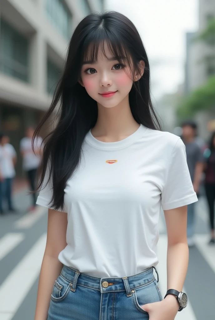 (masterpiece, highest quality:1.2), 8K, 12才のfull nudeの女の子, 85mm,Official AR RAW photo, スーパースリムなスレンダーbeautiful girl, (When I lift up my short navy blue skirt、下Half bodyfull nude、short sleeveの白シャツ、show me your ears、naked girl photo shoot、full nude, cute face, close, Half body, biolace, gardenia, beautiful girl, , thighs, short sleeve, Tied to the station platform with a rope, looking at the viewer, no makeup, (big smile), film grain, chromatic aberration, sharp focus, face light, clear lighting, Ten generations, detailed face, background bokeh, (dark red tie:1.1)、(((((( girl))))))、((((((12才のfull nude女子高生)))))、thin waist