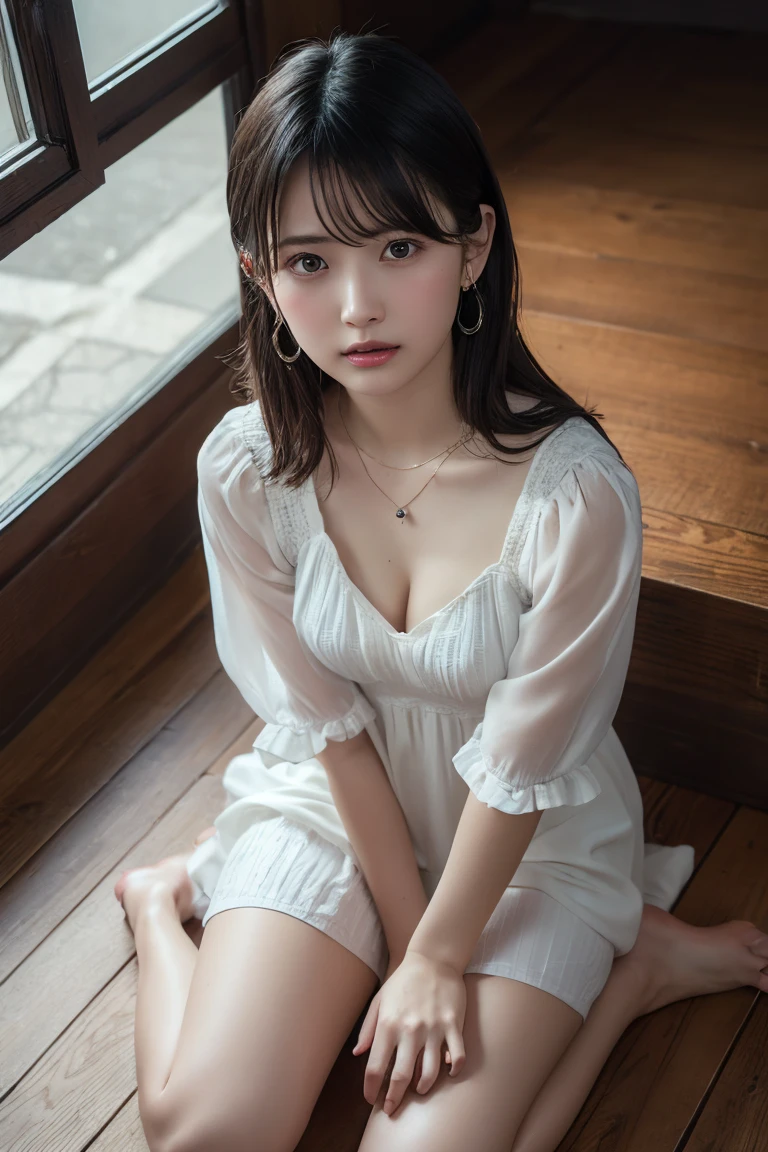 （（（（（Loli young girl））））），（（（（Lie on your back）））），（（（（（double-ponytail））））），（（（（Sat down）））），（（（（（（（Translucent white tights）））））））），（（（（（Spread your legs to the limit））））），（（（（（and wear no underwear））））），（（（（does not wear panties）））），Impeccable，（（（8K））），（（（Octave shot））），（（（（sobu）））），Impeccable，（（（Juvenile））），Ultra-clear，Volumetriclighting，realisticlying，（（（Petite and cute）））， （（（Cute little loli））），（（（Petite facial features）））
