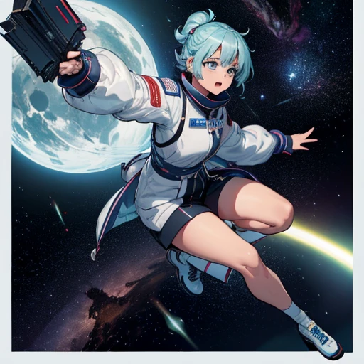 a female cyborg,pussy,busty,pubic hair,glamour,psychedelic costume,armored,A Cyberpunk dystopian girl,fantasic dystopia,dystopian scape,bladerunner,ghost in the shell,photorealistic,psychedelic colourful tone,posing,armed,guns,weapons,masterpiece,detailed,8k