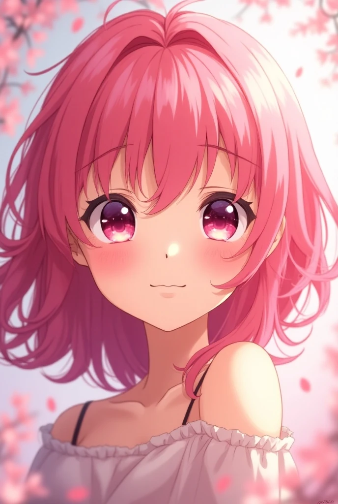night scene, close up photo of a sexy naked girl, posing, look at a camera and smile, pink ponytail hair, (green eyes:0.8), cute young face, 18 yo, soft volumetric lights, (backlit:1.3), (cinematic:1.3), intricate details, (ArtStation:1.2)
