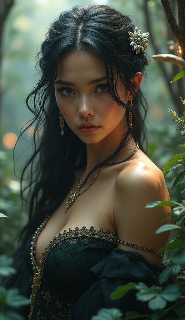 (masterpiece)、(top-quality)、(detaileds)、(8K)、(电影灯光)、(foco nítido)、(accurate anatomy)、(Photoreal Stick:1.5)、(Fantasyart)、Epic movie poster、Beautiful woman and wolf raised by wolves、Beautiful woman riding on the back of a wolf、The wolf comes towards the viewer with a frightening face、interview、
Woman with beautiful face、A detailed face、tense look、perfectly proportions、爆乳、big breasts thin waist、nabel、big butts、thighs thighs thighs thighs、A dark-haired、length hair、heading for battle、
Wolves have a large body、Ferocious、Wolf with a scary face、 (Correct anatomy)、(Sense of speed:0.8)、(Background flow:0.8)、(Windy storms:1.1)、 dramatic lighting、thick mist、Fog of the Abyss、the wasteland、stony、Dry soil、Cracks in the ground、Very bright morning sunlight seen from the side、