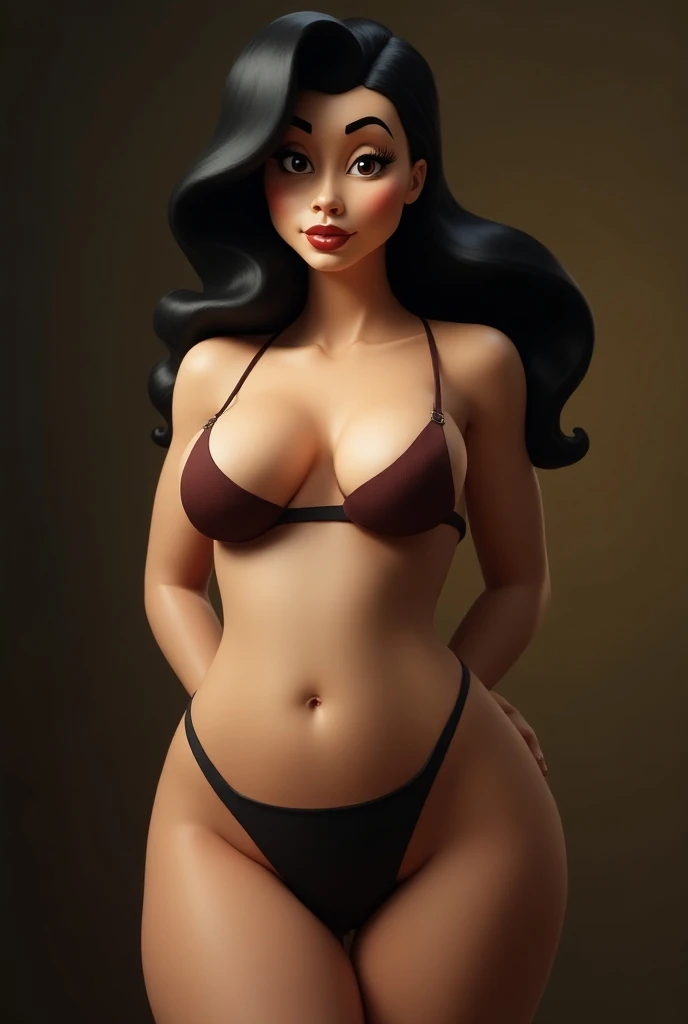 You can make a busty woman animation with big tits