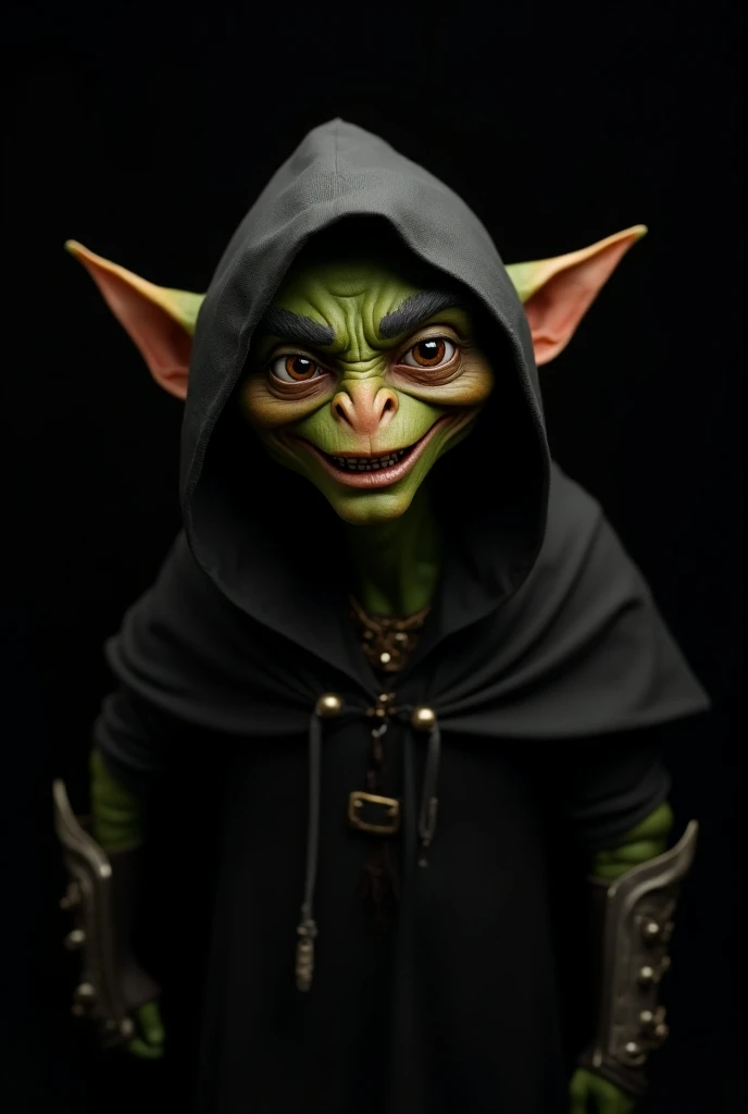 Close-up Portrait of persian Pathfinder_Goblin, Frostpunk Volumetric lighting, concept art, brush stroke style, artstation, trending, highly detailed, art by greg rutkowski