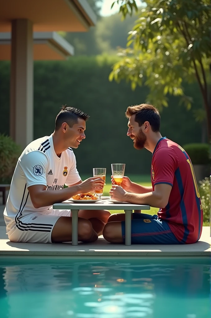 Cristiano Ronaldo naked eating an açaí shell with Halland at a dentist