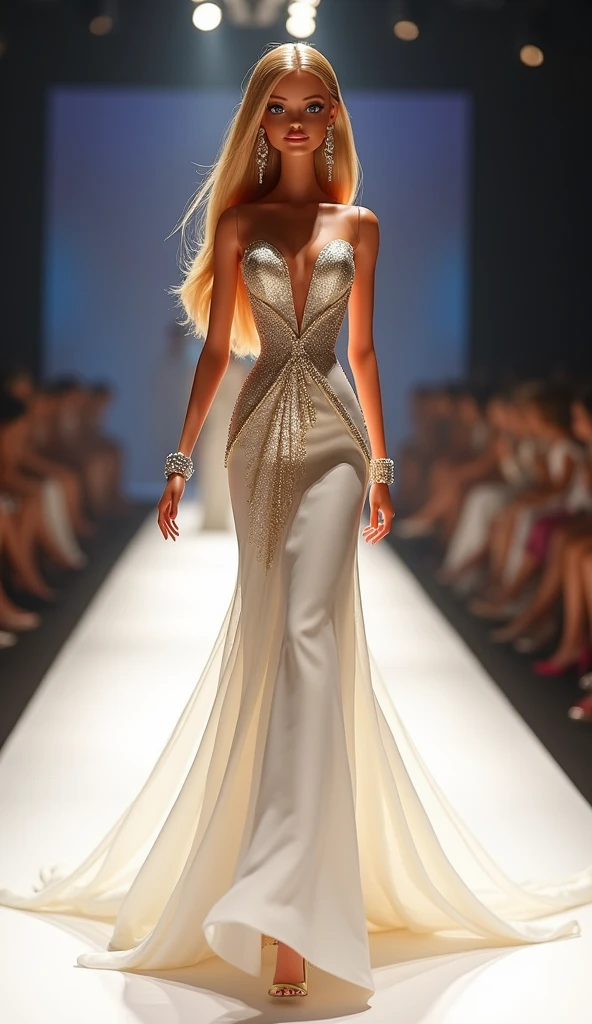 Cat
in a dress fasion show competitions