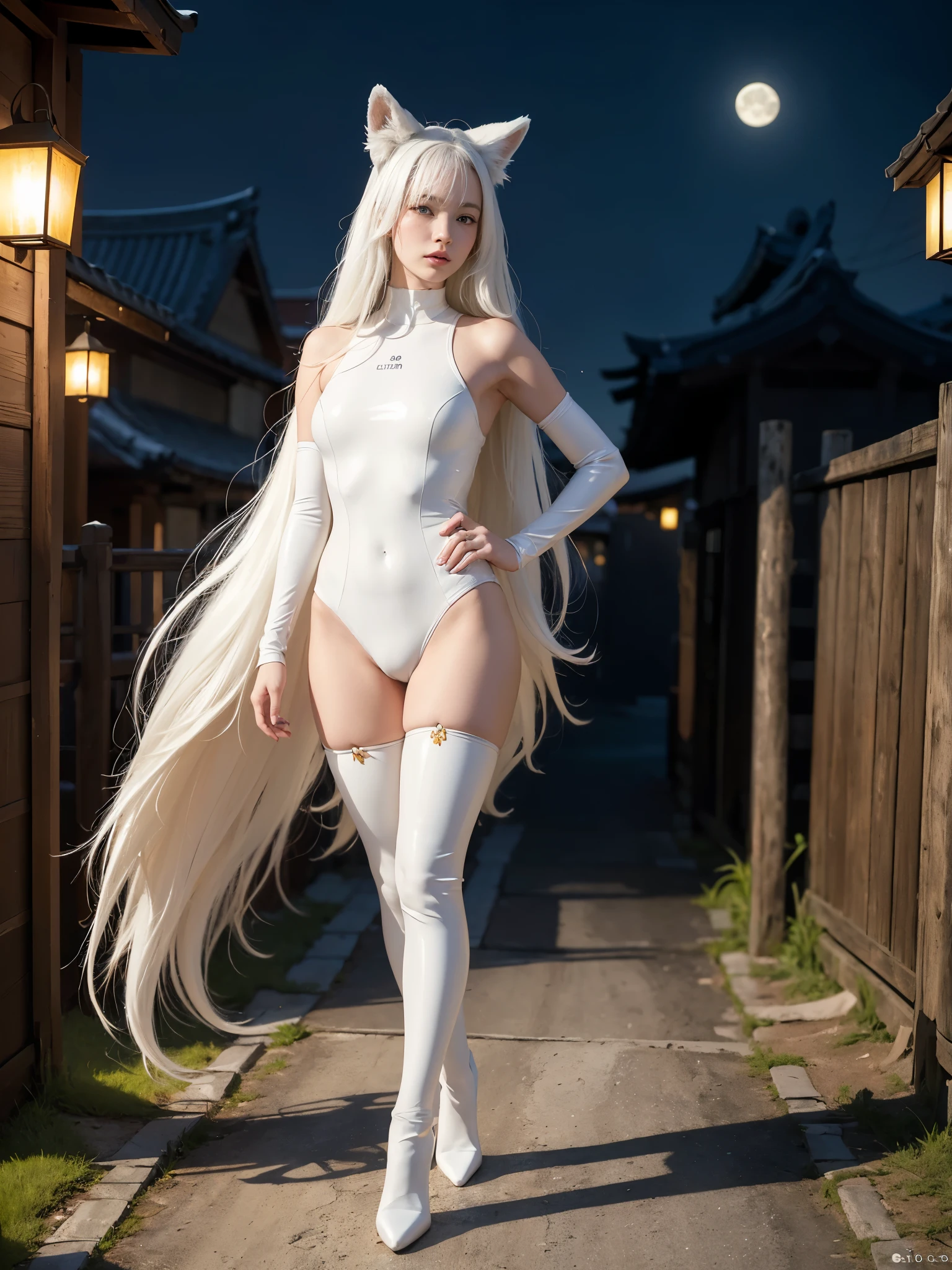 White Hair Girl Anime