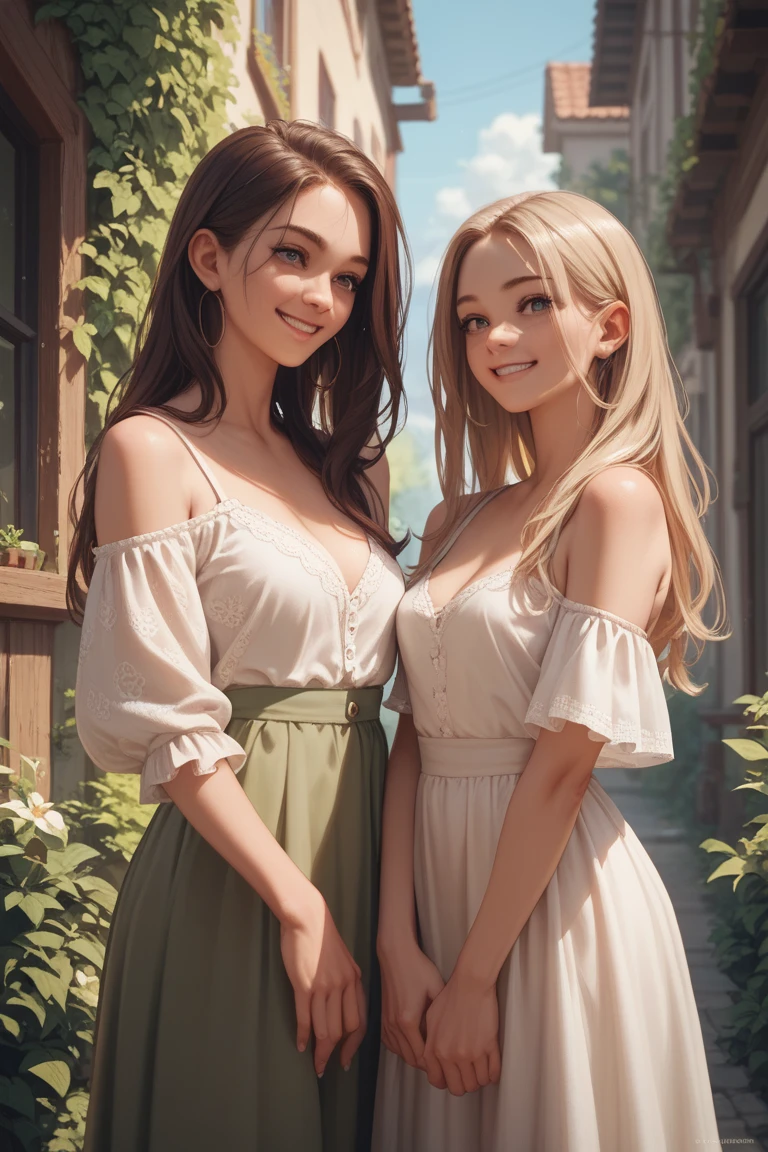 1girl, Beautiful Faces, (photo lifelike:1.4), (High detail skin:1.3), 8K UHD, DSLR, hig quality, A high-resolution, 4K, 8K, Raw photo、Sorrisos、chest cleavage --auto