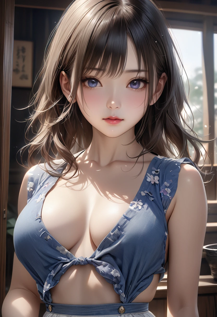 ((Best Quality)),(超  High image quality),(   very detailed),(    detailed description   ),((   best CG   )),(masterpiece),   super detailed art、(Best Quality、8k、32K、masterpiece)、(Realistic)、(Realistic:1.2)、(  High image quality)、   very detailed、     very beautiful face and eyes  、1 female、   thin waist、Delicate body、(Best Quality、   Attention to details 、 rich skin to wear )、(Best Quality、8k、Oil paint:1.2)、   very detailed、(Realistic、Realistic:1.37)、   bright color、    beautiful Japanese women  、   Detailed aspects  、   smooth skin、(masterpiece:1.2, Best Quality), (Realistic, photoRealistic:1.4),  