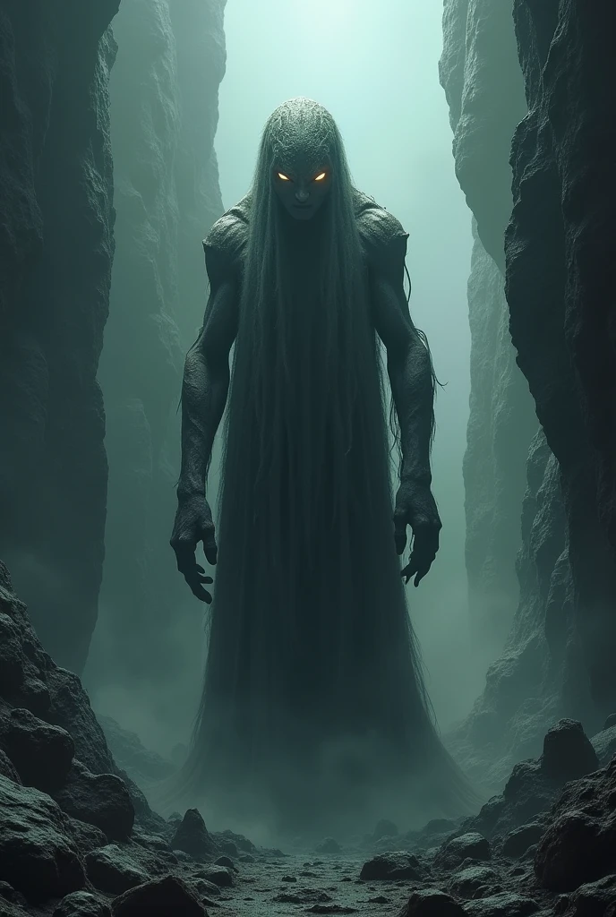 Creepy [anomaly] in a space for 9:16 ratio picture