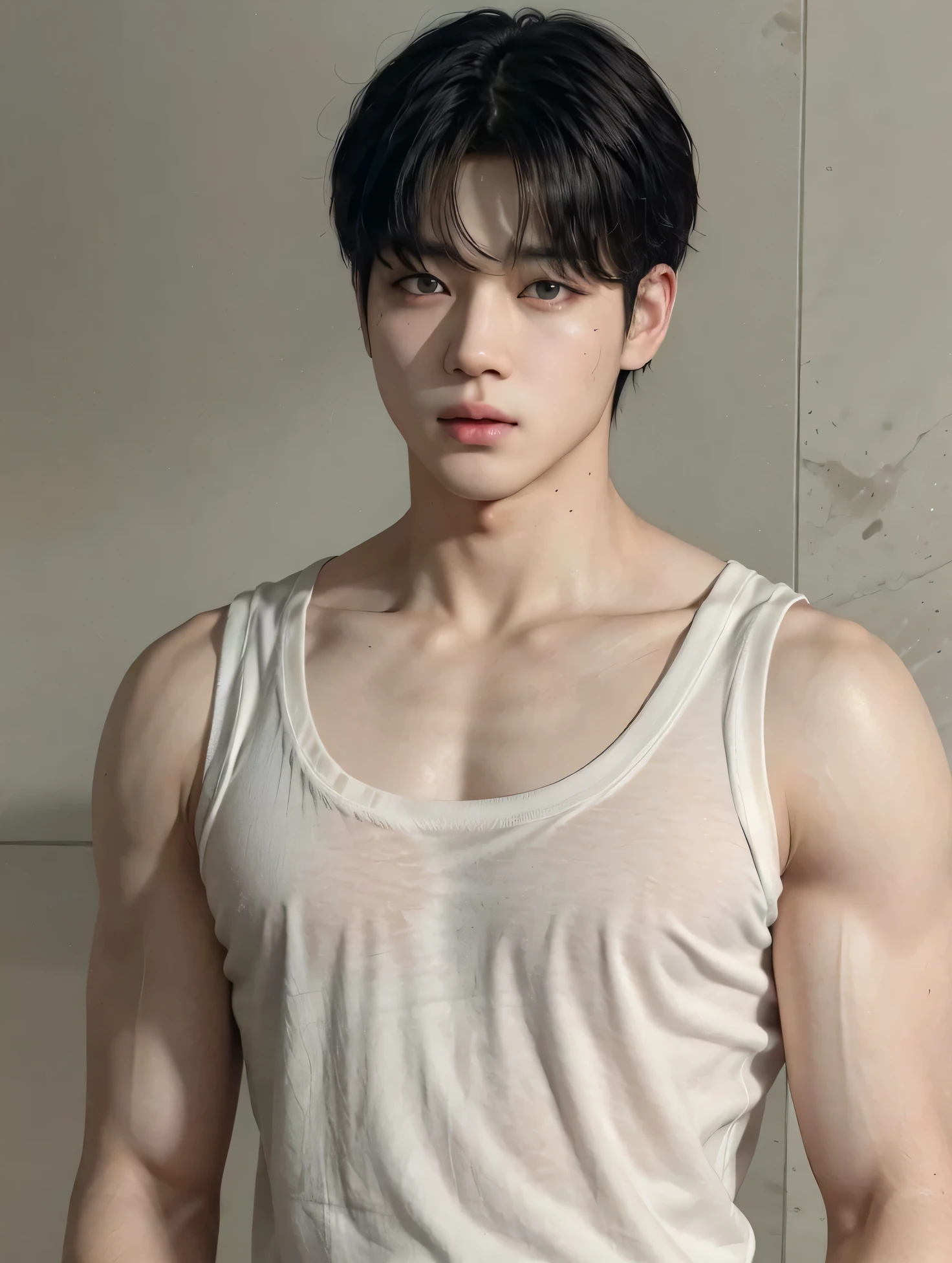 Jimin bts, parl jimin group bts. Bblack hair, peach skin and fox eyes, black dark locks, masculine face, fleshy lips