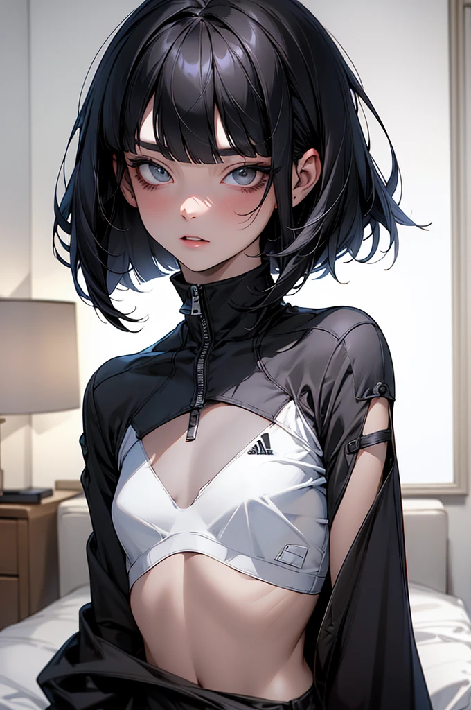 Cool women、sexy、model、Black Hair、