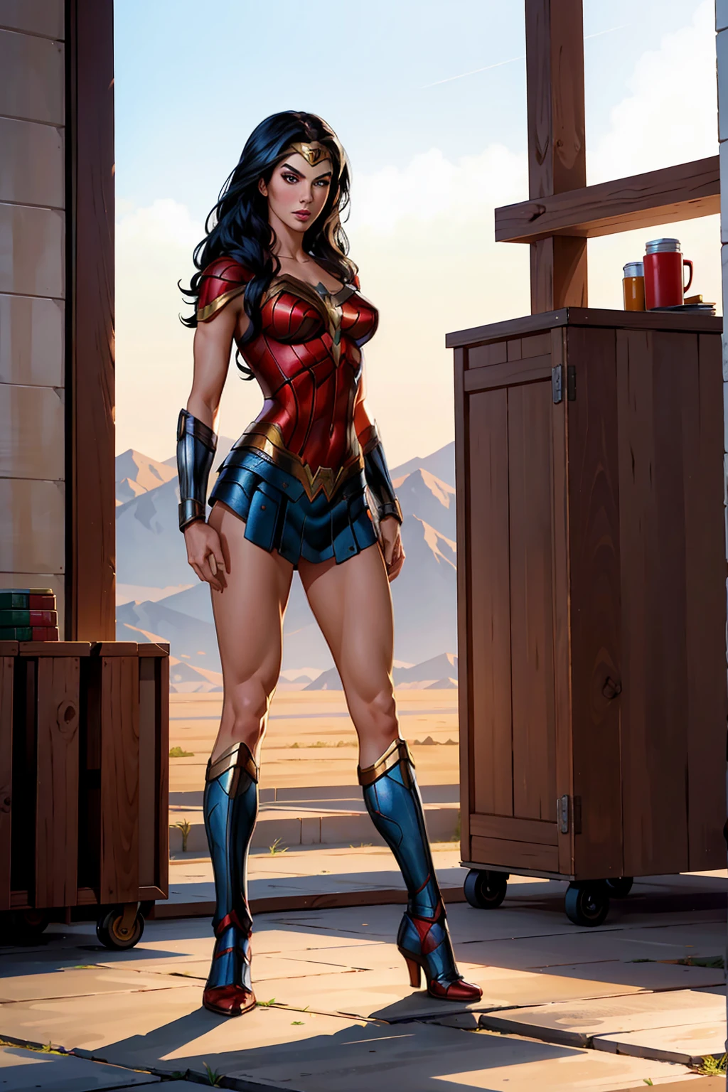 ((She's wearing lacy white panties)), (She's wearing stiletto high heels) ((Your blouse is tattered, Your mesh is tattered, his uniform is tattered, seu traje esta esfarrapado, your clothes are tattered)), ((SUPERHEROINE Wonder Woman half crouched in prison)), ((vezes, vagabunda, prostituta, vadia)) She's sweaty all over her body. She's screaming in terror, She's terrified, She's crying a lot. ((ela tem cabelo preto, ela tem cabelo longo)), ((She's wearing a lacy white Fishnet belt.........)), ((Wearing a thick metal necklace around the neck )) She screams and begs for mercy, Ela cai no choro. Wearing a thick metal necklace around the neck with a chain. Usando maquiagem pesada no rosto. (Your clothes are immoral, your clothes are indecent). Shibari, arms behind back:1.4), (hands on back), (obra-prima, melhor qualidade) 1.5, 1girl, sozinho, (sexy, mulher bonita, rosto perfeito, olhos perfeitos) corpo inteiro, (((rope bondage))), (((arms behind back))), (((Totalmente amarrado))), ((Strong content)), ((Desamparada)), ((cabelos pretos)). ((High Definition Face)), (((She's on top of a snowy mountain, tempestade de neve, avalanche de neve)))