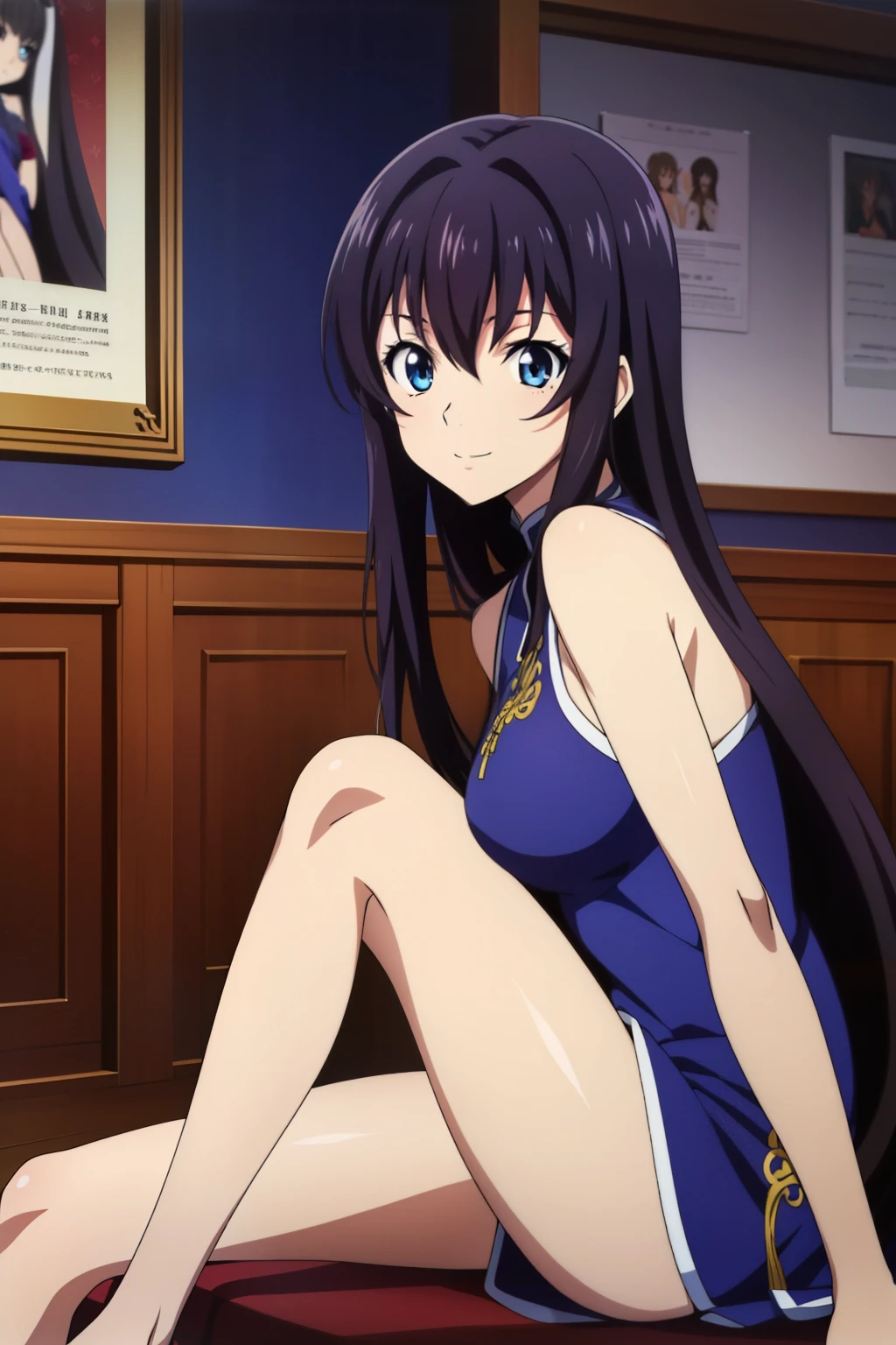 (Brunette,Purple evening dress,8k,Perfect body,Ultra Clear,Highest quality, masterpiece:1.4),(Anime Style:1.37) , photograph, Detailed Background, 1 Girl, (((white lace panties))), boots, Cowboy Shooting, Watching the crowd, A faint smile, Tinnitus, skirt, choker, Best, Sitting, Crossing your legs, From below, On the sofa, window, living room,