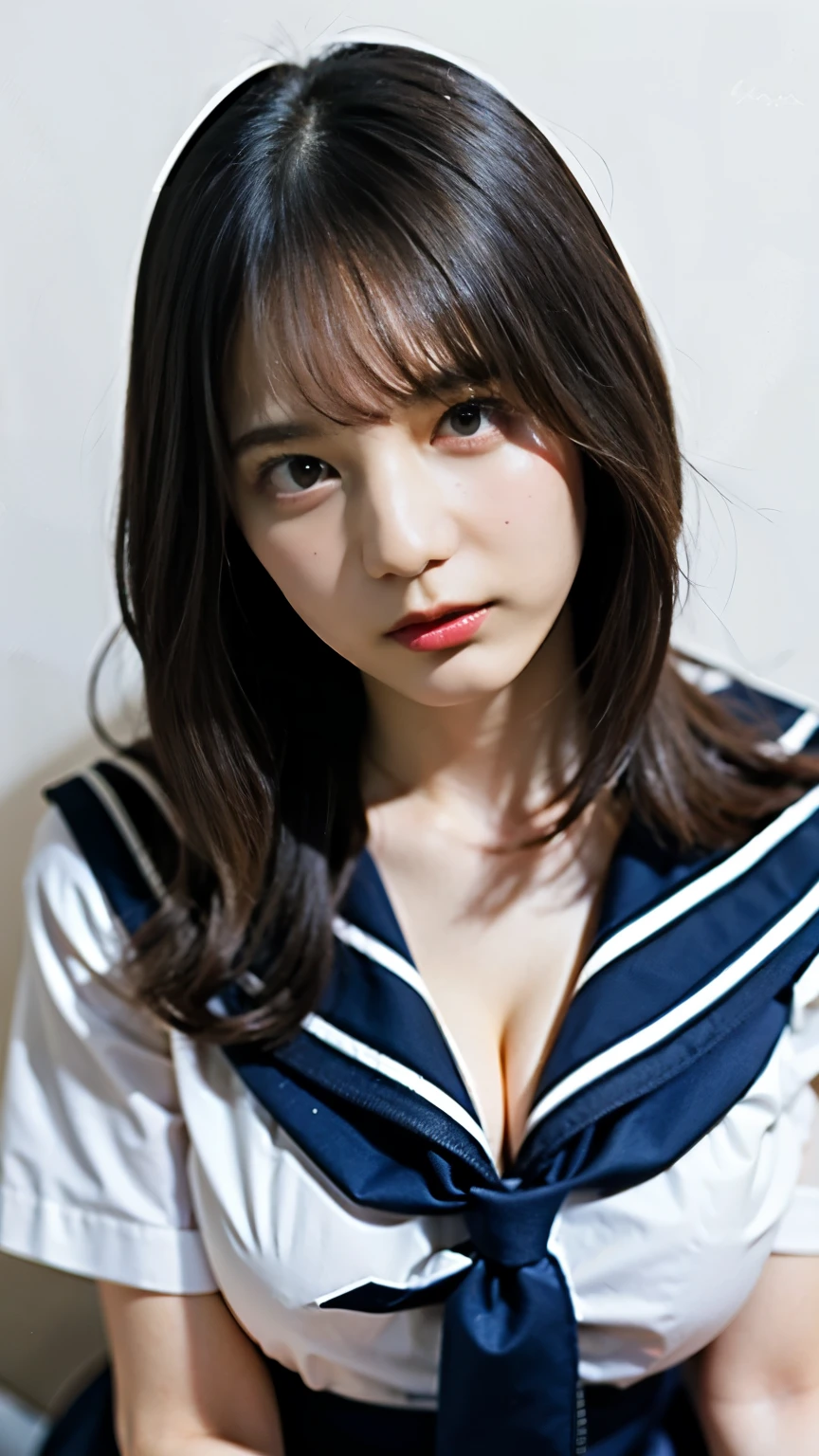 Big Breasts　Busty　 sailor suit