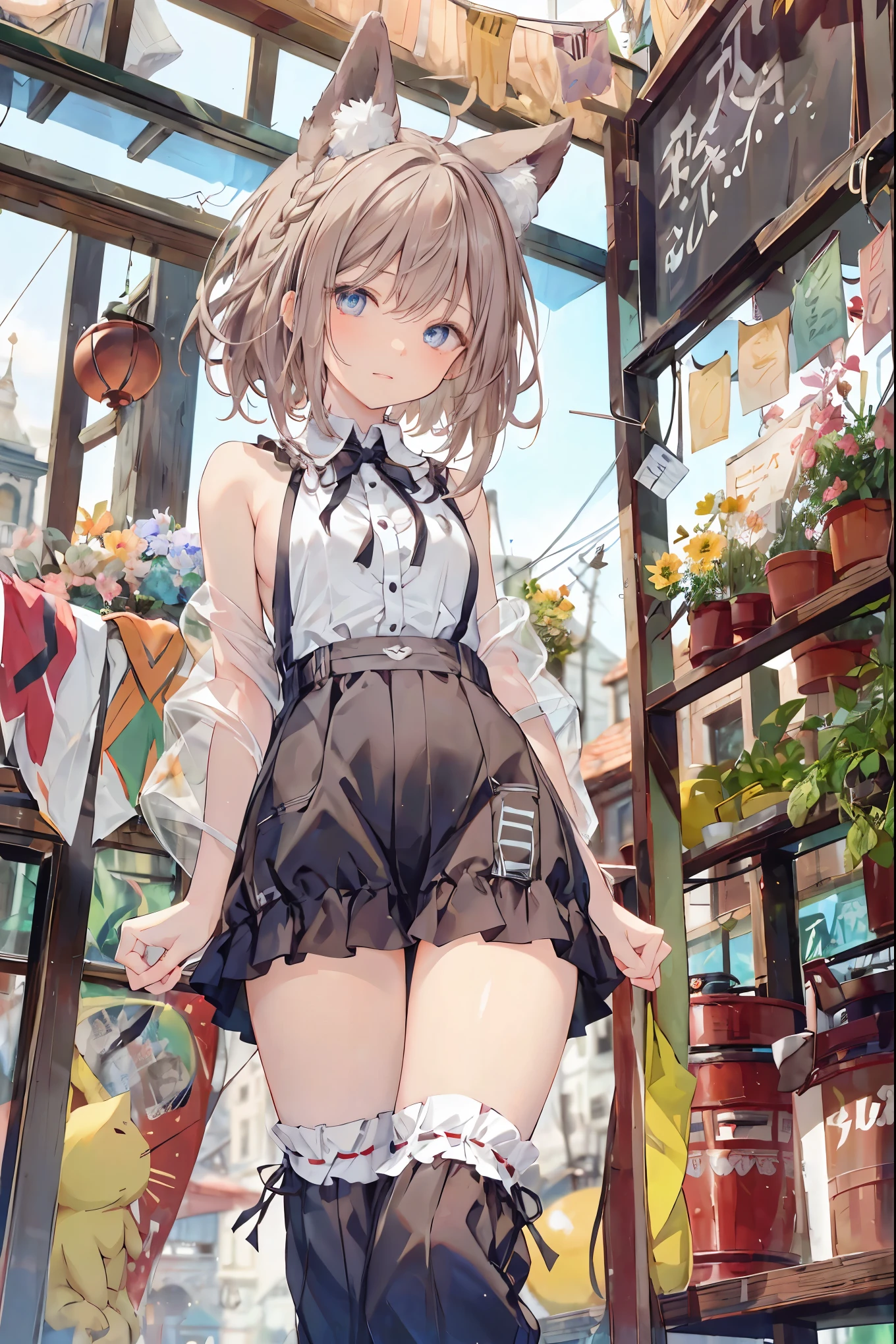 ((masterpiece)), (Black clothes), ((Best Quality)), ( RAW Photo from the Last Century :1.2), ( in high resolution:1.3), ( captures each blooming position in professional photography:1.2), (chromatic aberration), mischievous girl , (()), (Serious), audience , Plain Shirt, Bedhead, Curly Hair, ( SMALL WAIST PANTS ), ((Take off your work pants)), , ( small breasts), Cute waist, outdoor , ((Top of the big bell tower)),International Travel,Brown suitcase, A girl looking down from the top of a hill , wind is blowing,Tower of Pisa,tourist spot, Ancient city ,Highland,holy place,Multiple Churches,Brown Hair, shortcuts, hair is unkempt , short braided hair wet over body ,Neat,Slender beauty,hole々Positive Attitude, small breasts, beautiful legs with tails , Her enchanting gray-blue eyes shine like stars , Vivid Colors, beautiful eyes,A delicate smile, Wrinkled Skin , Best Quality, Gentle beautiful woman , Anime Style、((From below:1.2)),
