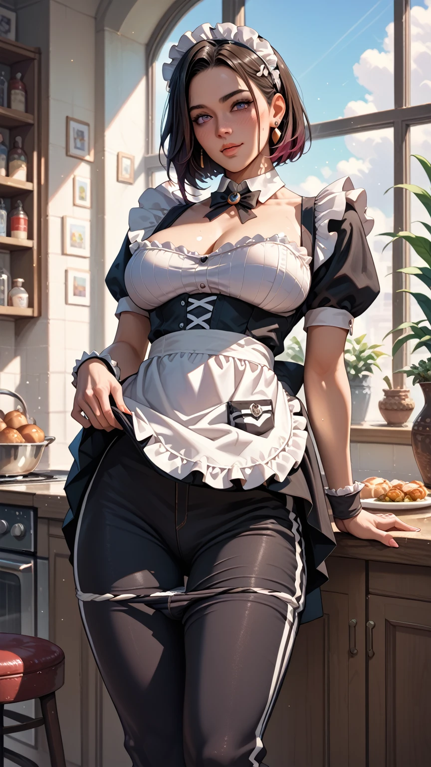 One Piece，Han Cook，black lence stockings，Long legs