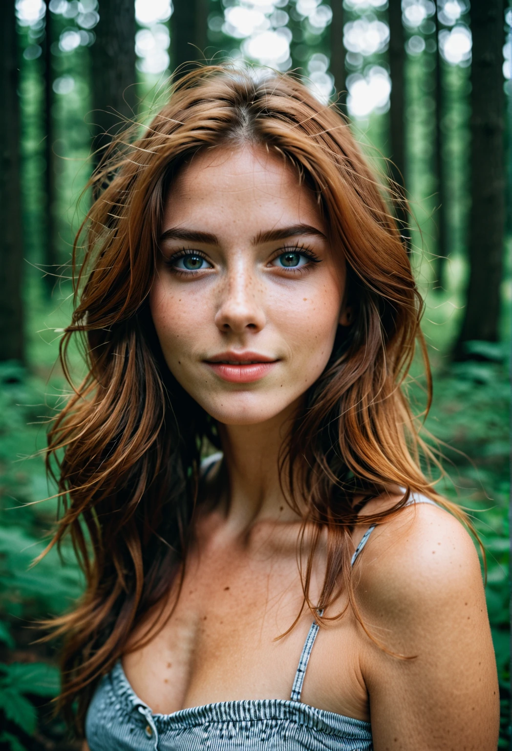 https://www.seaart.ai/explore/detail/cqbaocle878c739b5beg, Dutch model, bright blue eyes, red hair, very long hair, beautiful and sexy woman, age 18, small breasts, outdoor, Holland, nature, hike, hiking, beautiful body, on her knees, sticking tongue out, nude, naked, no clothes, breasts, , tits , topless, closeup potrait, masterpiece, ultra realistic, detailed, 8k, Film type light, camera angle front, looking at viewer