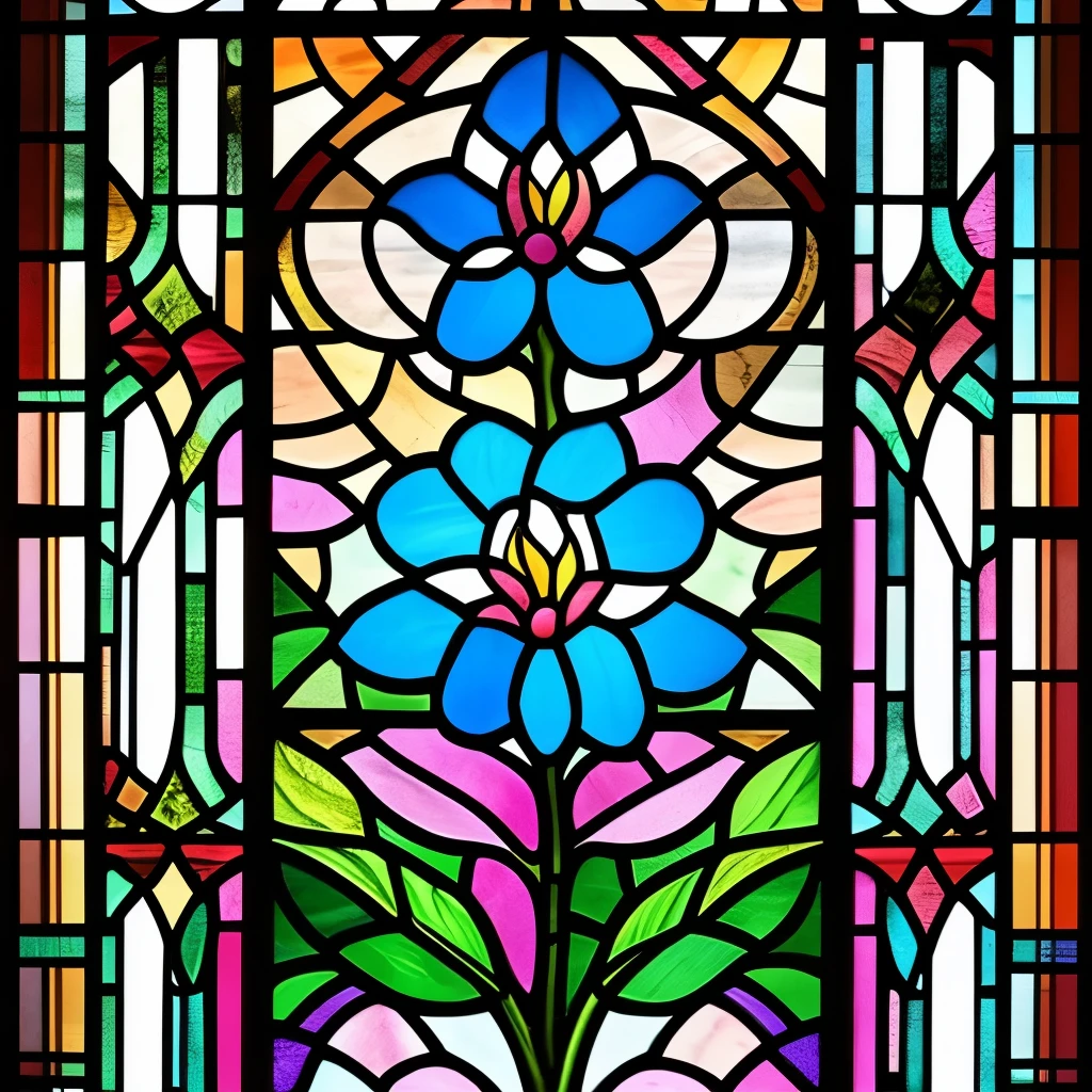 a stained glass window with a blue flower and leaves, glowing stained glass backdrop, stained glass style, stained glass, stained glass art, amethyst stained glass, gothic stained glass style, stained glass!!, stain glass, intricate stained glass, stained glass window, beautiful stained glass window, stained glass window!!!!!, backlit stained glass, stained glass windows, glass window