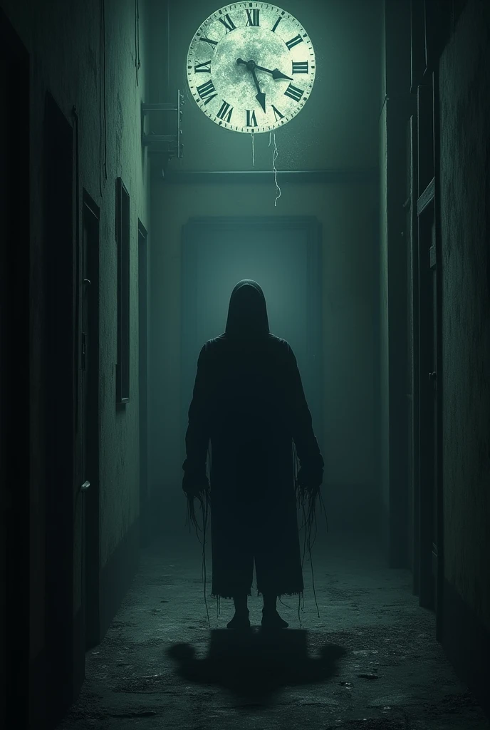 art that mixes the classic cover of the exorcism film with a fluid cinematic mode