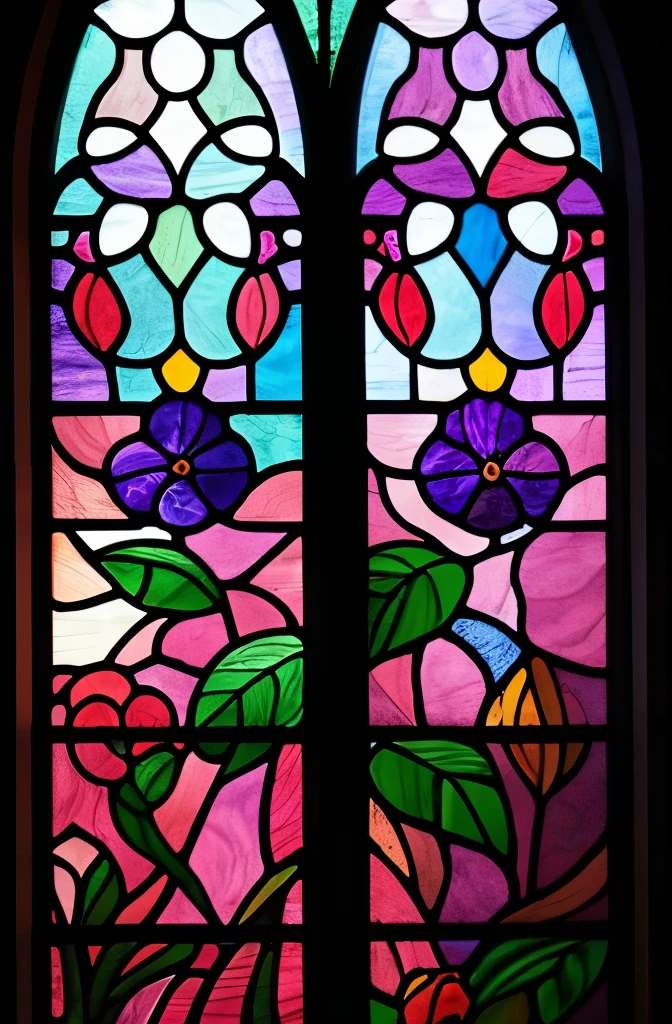 a stained glass window with a blue flower and leaves, a detailed painting by Android Jones, behance contest winner, art nouveau, glowing stained glass backdrop, stained glass style, stained glass, stained glass art, amethyst stained glass, gothic stained glass style, stained glass!!, stain glass, stained glass window, intricate stained glass, beautiful stained glass window, stained glass window!!!!!